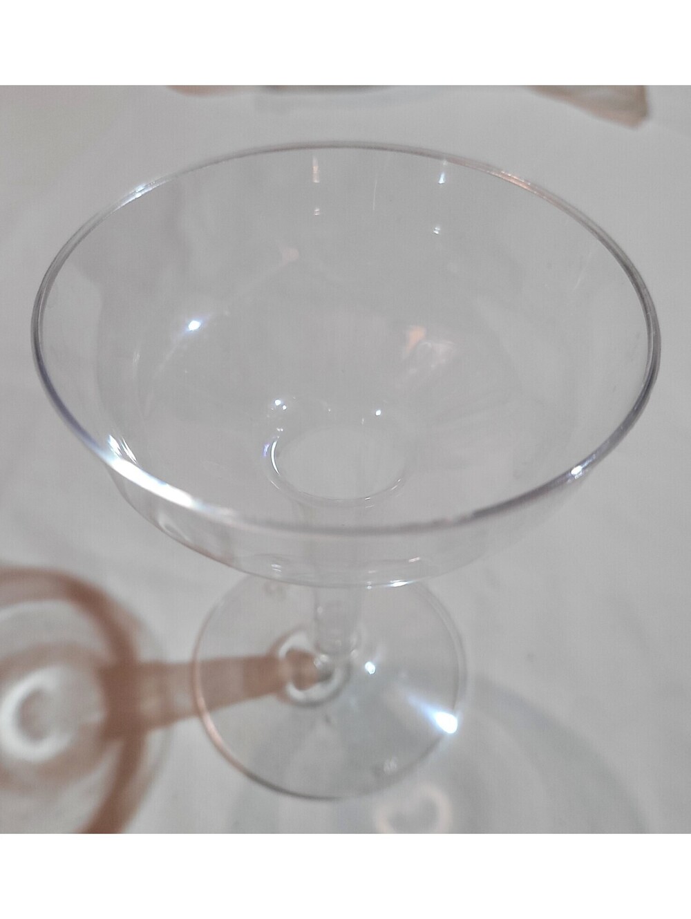 Plastic Disposable Champagne Glasses - 48 Glasses - New
